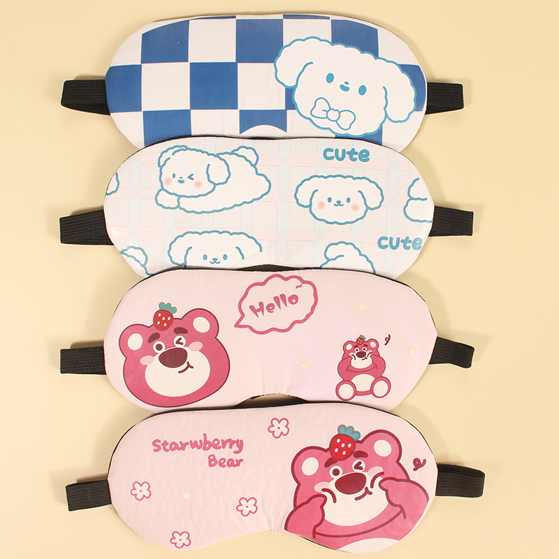 Tấm Che Bịt Mắt Hình Gấu Đáng Yêu Dễ Thương