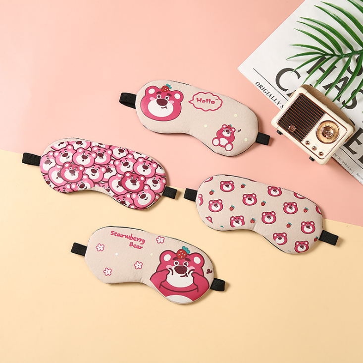 Tấm Che Bịt Mắt Hình Gấu Đáng Yêu Dễ Thương