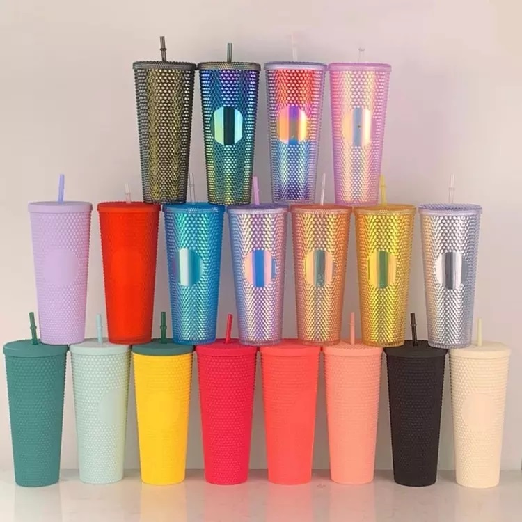 Ly Starbucks 2 Lớp 700Ml Chất Liệu As Cao Cấp Gồm Ống Hút Đi Kèm (T50) (Cái)