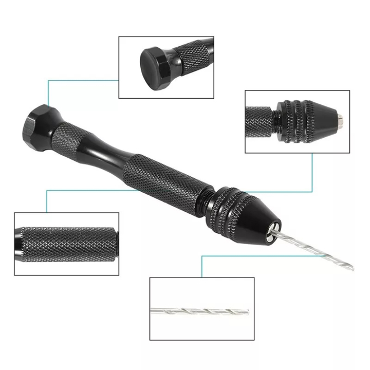 Set Máy Khoan Cầm Tay Và 10 Mũi Khoan Đa Năng