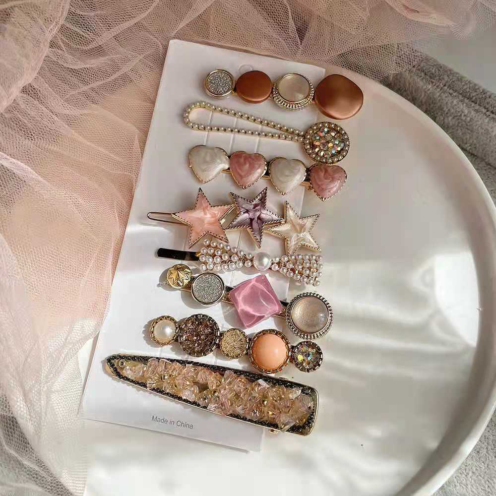 Set 5 Kẹp Tóc Ngọc Trai Đính Hạt Dễ Thương Cho Bé Gái Set 5 Kẹp Tóc Ngọc Trai Đính Hạt Dễ Thương Cho Bé Gái