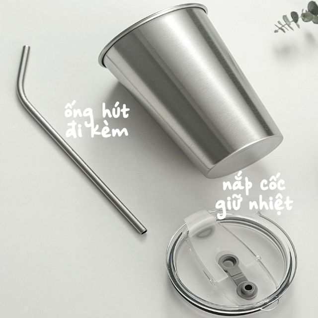 Ly Inox Bọc Da Gucgres 500Ml Kèm Ống Hút Inox Ly Inox Bọc Da Gucgres 500Ml Kèm Ống Hút Inox