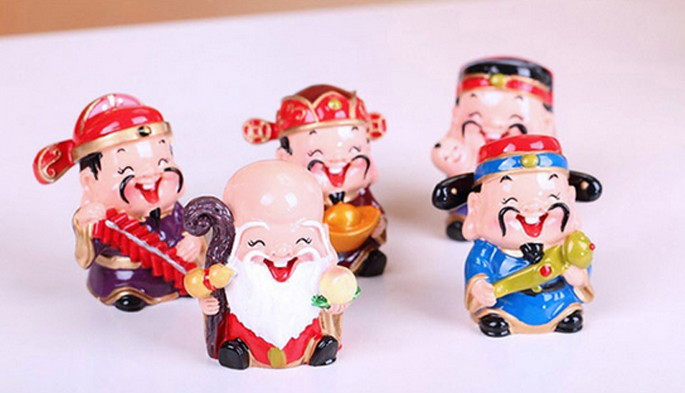 BỘ Tượng 5 Ông Thần Tài PHÚC LỘC THỌ TÀI HỶ Loại Lớn Cao Cấp BỘ Tượng 5 Ông Thần Tài PHÚC LỘC THỌ TÀI HỶ Loại Lớn Cao Cấp