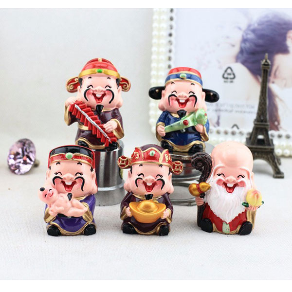BỘ Tượng 5 Ông Thần Tài PHÚC LỘC THỌ TÀI HỶ Loại Lớn Cao Cấp BỘ Tượng 5 Ông Thần Tài PHÚC LỘC THỌ TÀI HỶ Loại Lớn Cao Cấp
