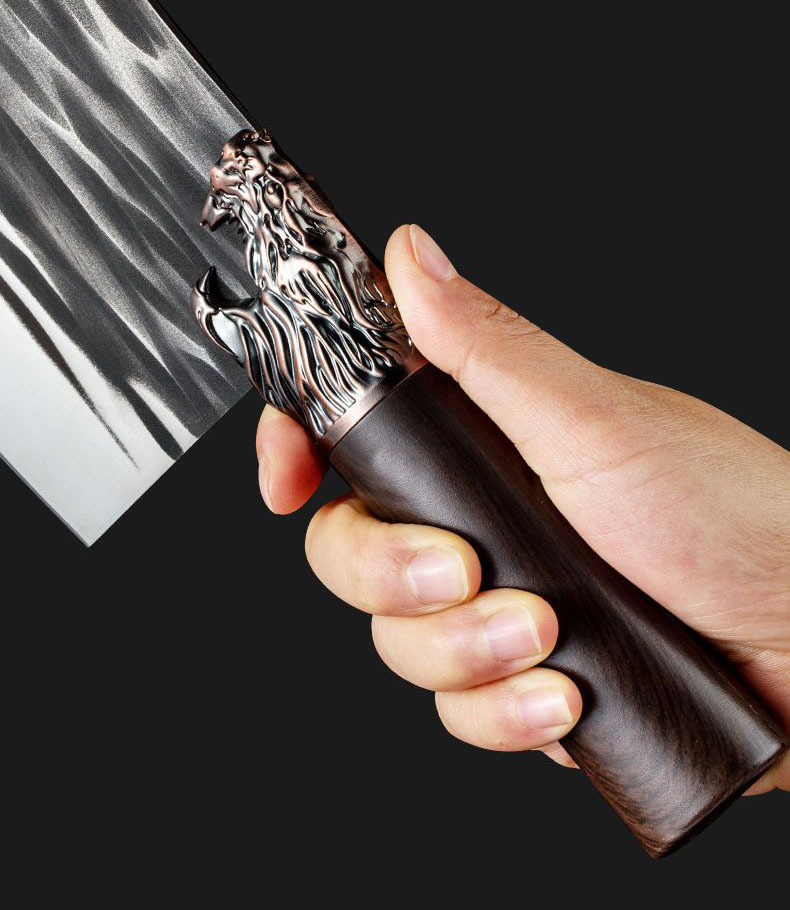 Dao Chặt Xương Nhật Bản Cao Cấp Tay Cầm Cán Gỗ Bọc Đồng Chất Liệu Thép Không Gỉ Dao Chặt Xương Nhật Bản Cao Cấp Tay Cầm Cán Gỗ Bọc Đồng Chất Liệu Thép Không Gỉ