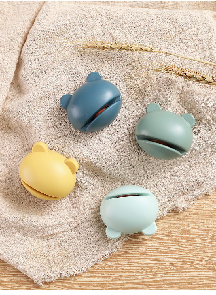 Dụng Cụ Mài Dao Kéo Mini Hình Gấu Chống Trượt