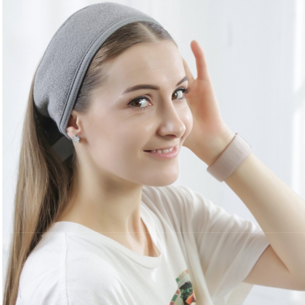 Băng Đô Bờm Vải Tập Yoga, Giữ Gọn Tóc, Thấm Hút Mồ Hôi Tiện Lợi