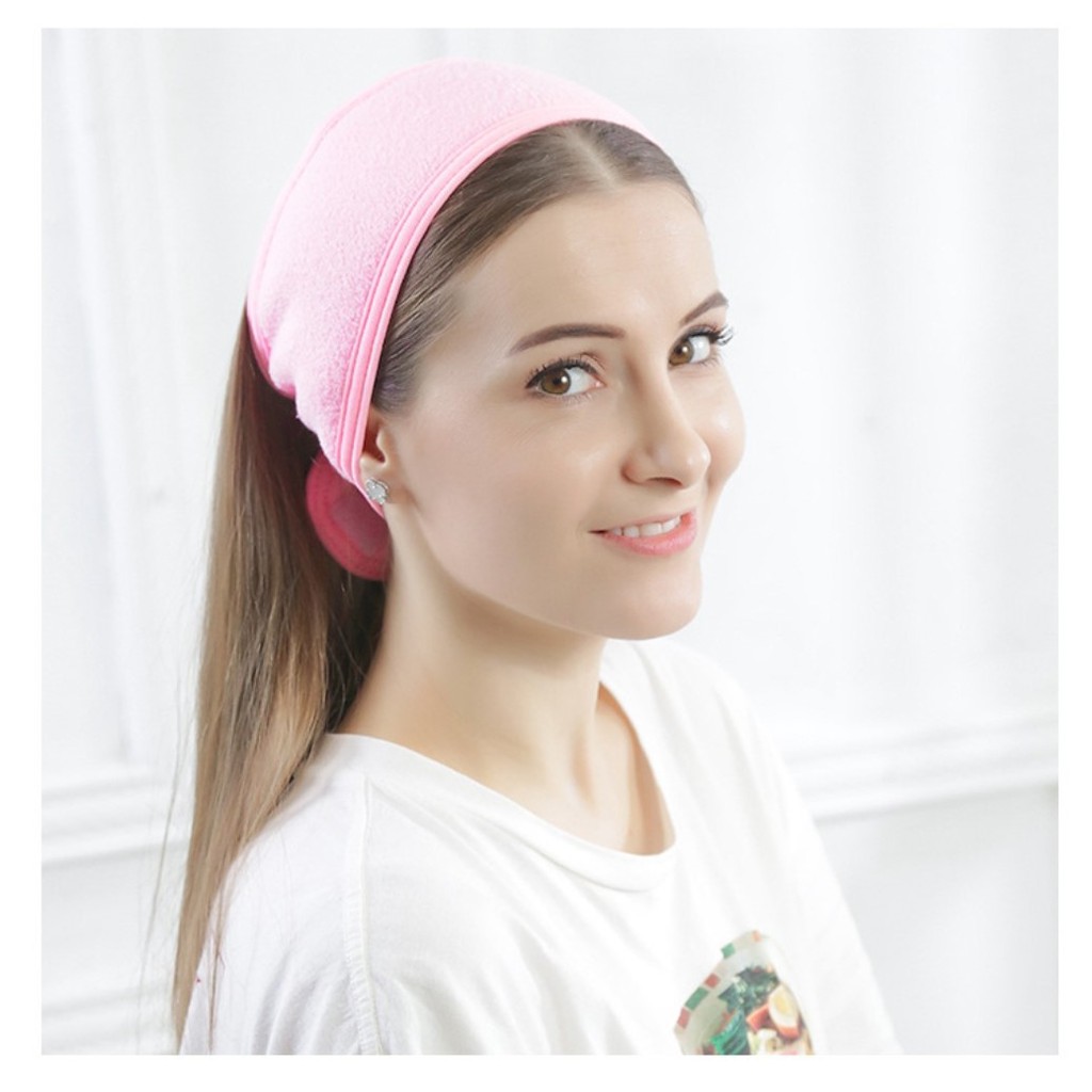 Băng Đô Bờm Vải Tập Yoga, Giữ Gọn Tóc, Thấm Hút Mồ Hôi Tiện Lợi