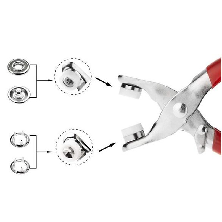 Kìm Bấm Cúc Vành Áo Kim Loại Đa Năng Kìm Bấm Khuy, Tiện Lợi Dễ Sử Dụng Kìm Bấm Cúc Vành Áo Kim Loại Đa Năng Kìm Bấm Khuy, Tiện Lợi Dễ Sử Dụng