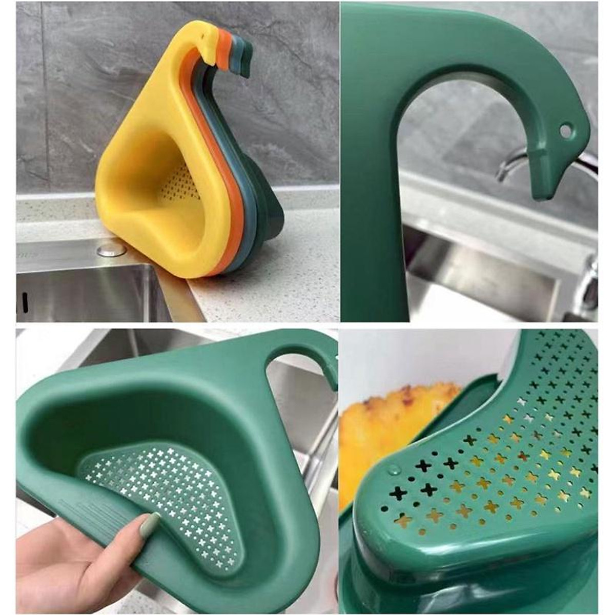 Khay Lọc Rác Gắn Vòi Rửa Bát Hình Thiên Nga Khay Lọc Rác Gắn Vòi Rửa Bát Hình Thiên Nga