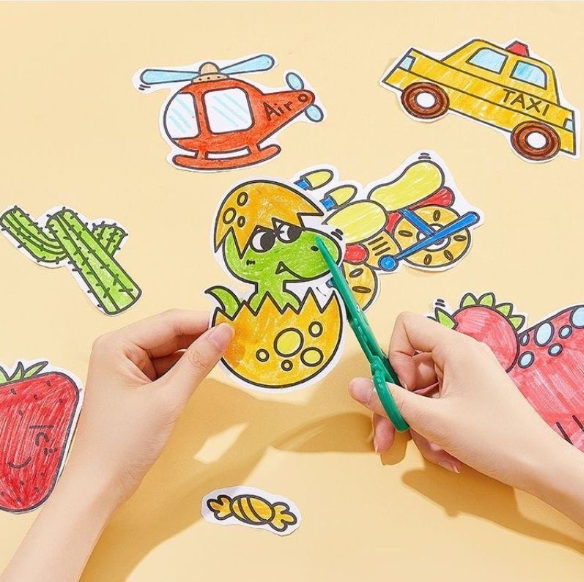 Tranh Tô Màu Cho Bé Dài 3M, Có Thể Cắt Dán Làm Sticker Cho Bé Tranh Tô Màu Cho Bé Dài 3M, Có Thể Cắt Dán Làm Sticker Cho Bé