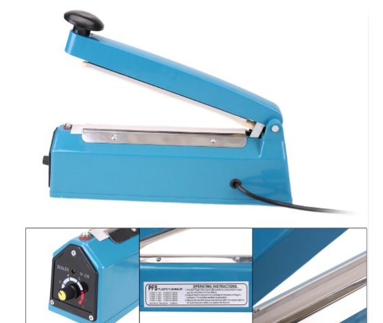 Máy Hàn Miệng Túi Dập Tay PFS SF-200 Size 20cm Cao Cấp + Tặng 1 Thanh Dây Hàn