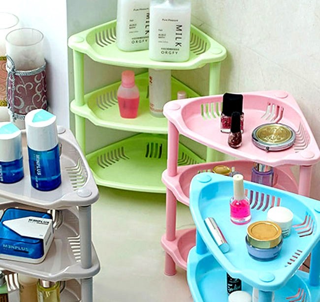 Kệ Góc Nhựa 3 Tầng Tiện Dụng Kệ Góc Nhựa 3 Tầng Tiện Dụng