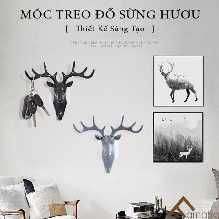 Móc Treo Đồ Dùng Dán Tường Hình Hươu A2495 Móc Treo Đồ Dùng Dán Tường Hình Hươu A2495