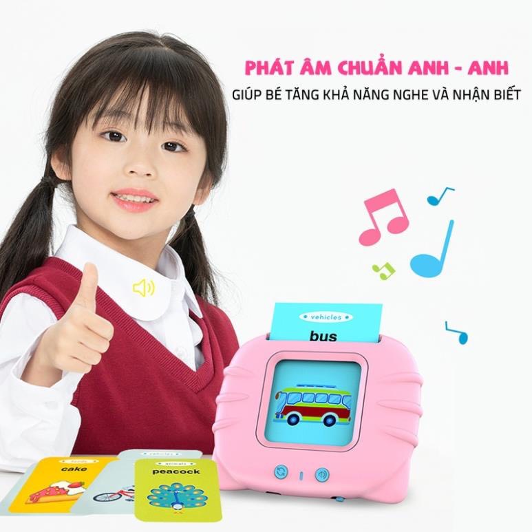 Máy Học Tiếng Anh Đọc Thẻ Flashcard 224 Từ Vựng Kèm Dây Sạc Máy Học Tiếng Anh Đọc Thẻ Flashcard 224 Từ Vựng Kèm Dây Sạc