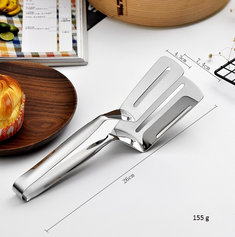 KẸP GẮP THỨC ĂN BẰNG INOX - 26CM KẸP GẮP THỨC ĂN BẰNG INOX - 26CM