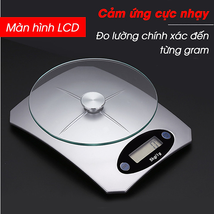 Cân Tiểu Ly Nhà Bếp 5Kg Mặt Kính Ke-5 Sang Trọng Cân Tiểu Ly Nhà Bếp 5Kg Mặt Kính Ke-5 Sang Trọng