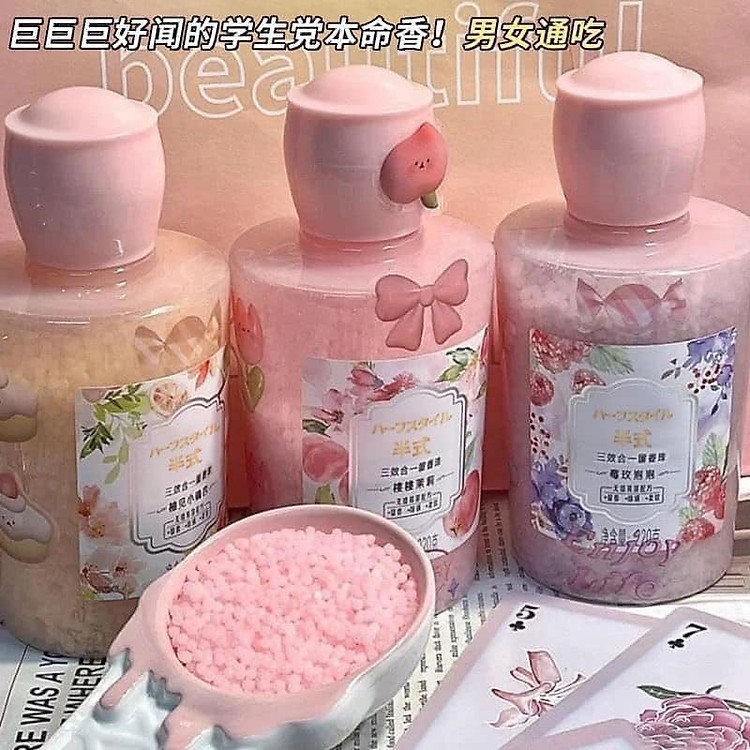 Set 3 Lọ Viên Xả Thơm Quần Áo 220G Hương Thơm Hoa Quả Cực Lâu Và Tiện Dụng Set 3 Lọ Viên Xả Thơm Quần Áo 220G Hương Thơm Hoa Quả Cực Lâu Và Tiện Dụng