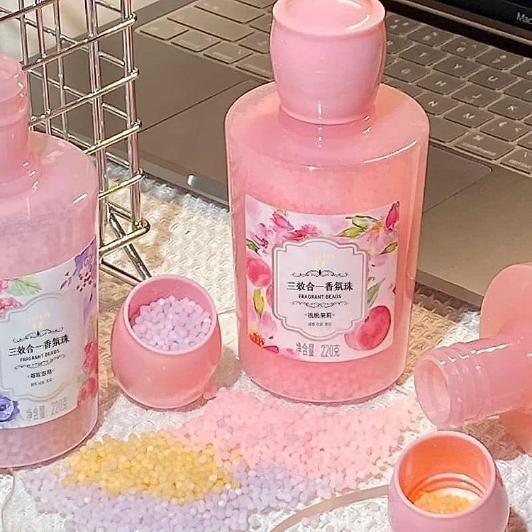 Set 3 Lọ Viên Xả Thơm Quần Áo 220G Hương Thơm Hoa Quả Cực Lâu Và Tiện Dụng Set 3 Lọ Viên Xả Thơm Quần Áo 220G Hương Thơm Hoa Quả Cực Lâu Và Tiện Dụng