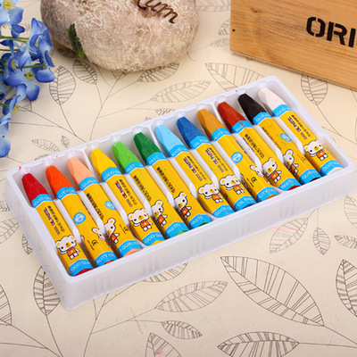 Bộ 12 Bút Sáp Màu 20X9Cm An Toàn Cho Bé