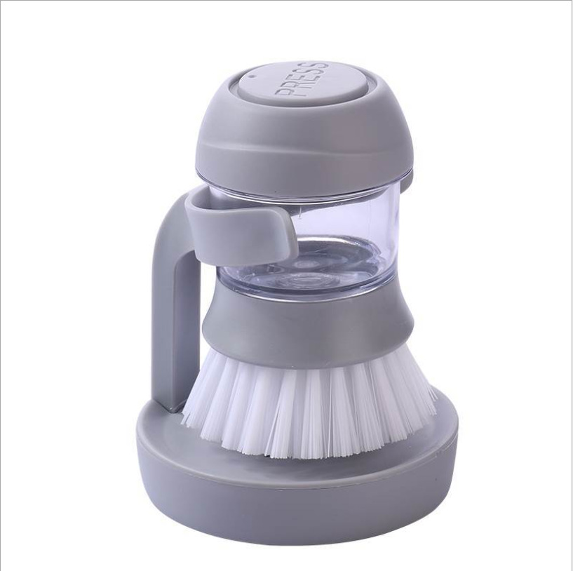 Cây Cọ Chà Rửa Xoong Có Ngăn Đựng Xà Phòng Và Kệ Để Ráo 9x9x13.5cm Cây Cọ Chà Rửa Xoong Có Ngăn Đựng Xà Phòng Và Kệ Để Ráo 9x9x13.5cm