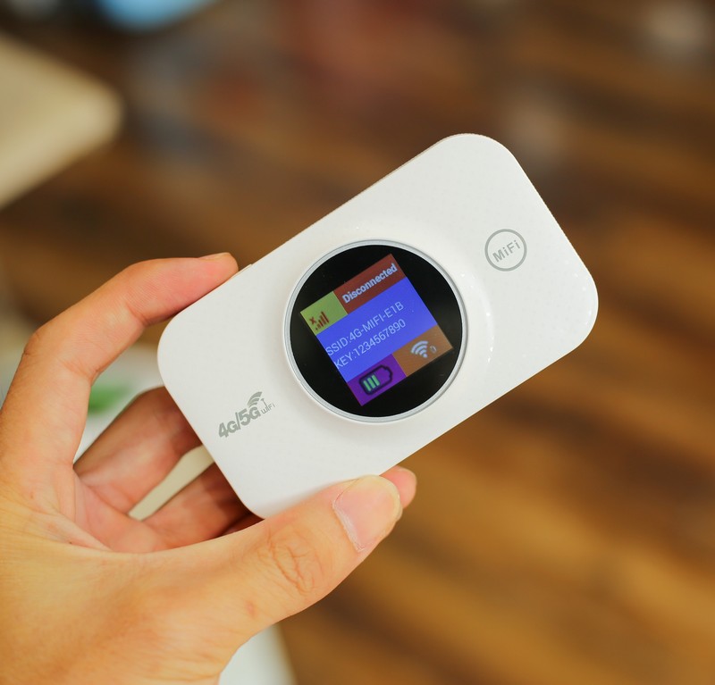 Bộ Phát Wifi Bằng Sim 4G/5G Lte Có Lcd D10 Bộ Phát Wifi Bằng Sim 4G/5G Lte Có Lcd D10