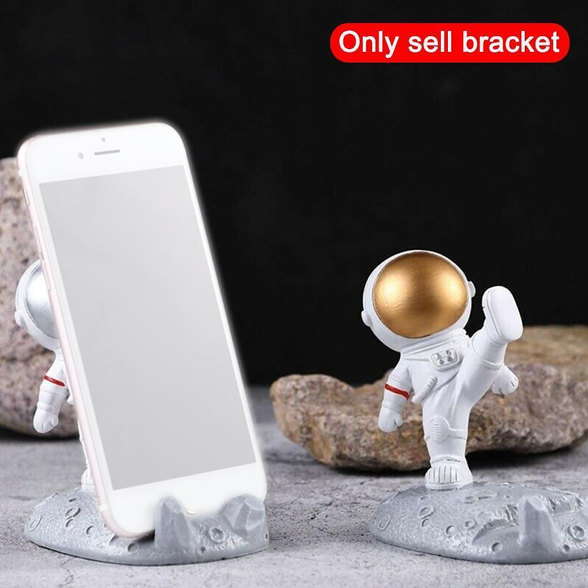 Giá Đỡ Điện Thoại Máy Tính Bảng Phi Hành Gia Dễ Thươngtrang Trí Bàn Làm Việc