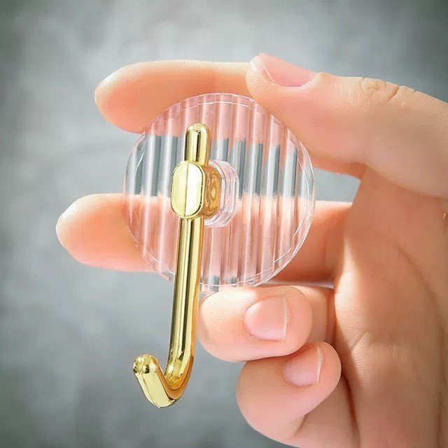 Móc Dán Tường Vàng Treo Trang Trí Trong Nhà Tiện Dụng