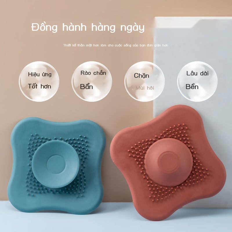 Lưới Lọc Thoát Nước Bồn Rửa Nhà Bếp, Sàn Nhà Tắm Bằng Silicone Chống Tắc