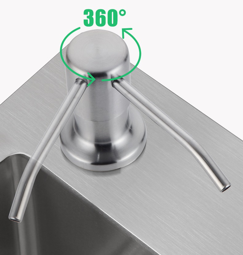 Bộ Vòi Xịt Nước Rửa Chén Inox 304 Gắn Bồn Rửa Chén Dây Nối Dài 120cm Tới Chai Nước Rửa Chén Bộ Vòi Xịt Nước Rửa Chén Inox 304 Gắn Bồn Rửa Chén Dây Nối Dài 120cm Tới Chai Nước Rửa Chén