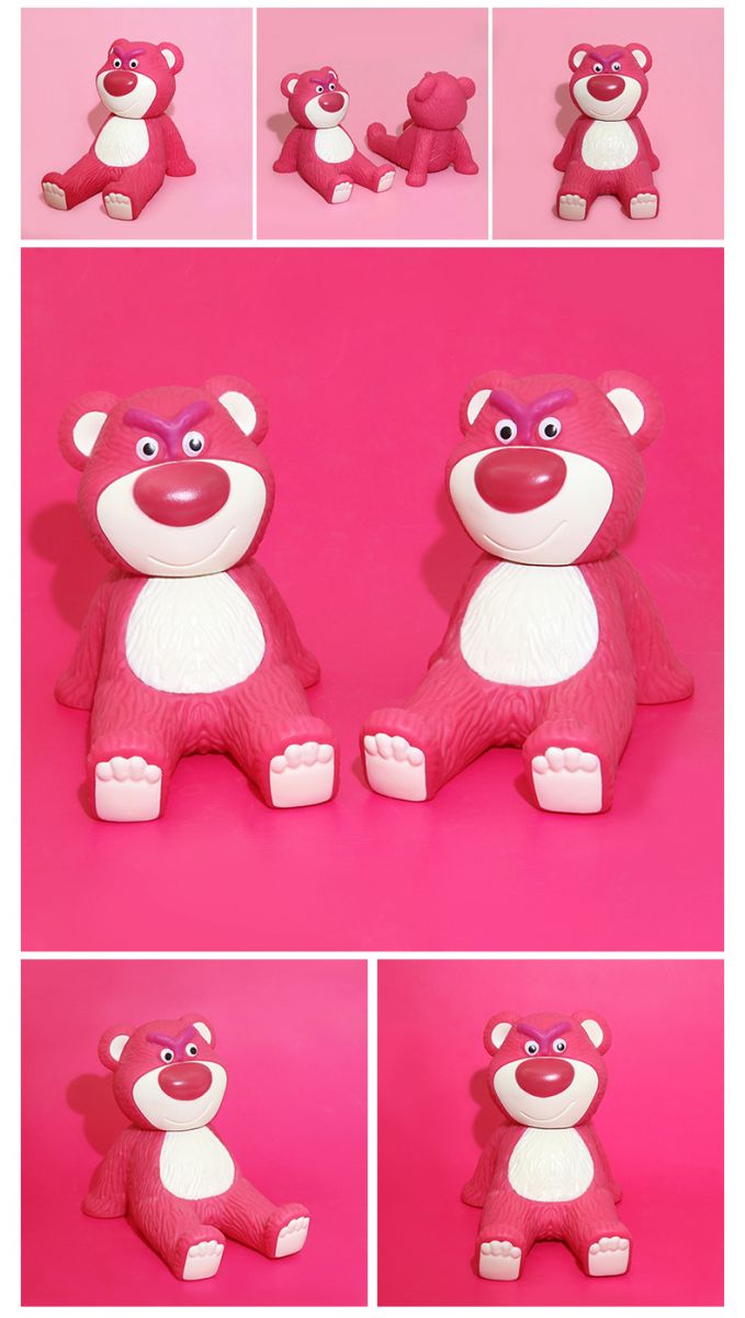 Giá đỡ Kệ đỡ điện Thoại, Máy Tính Bảng Gấu Dâu Lotso để Bàn Cute đáng Yêu