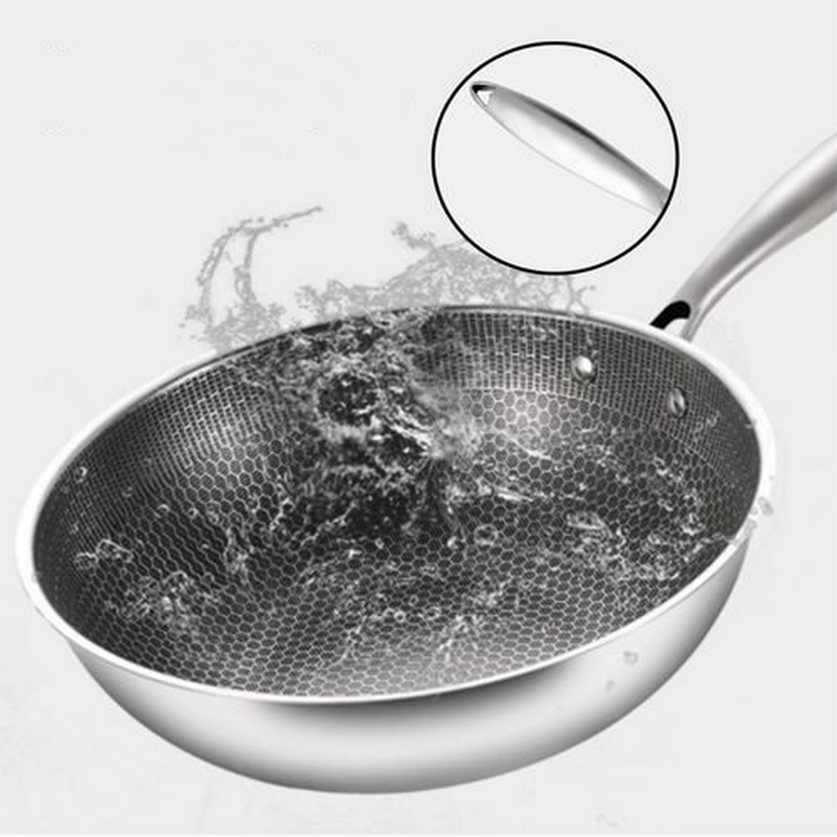 Chảo Vân Tổ Ong Siêu Chống Dính Lòng Chảo 32Cm