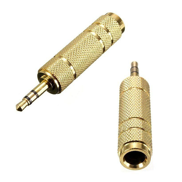 Đầu Jack Chuyển Đổi Âm Thanh Từ Cổng 6.5Mm Sang Cổng 3.5Mm