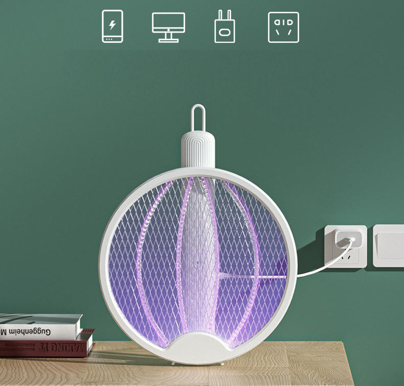 Vợt Diệt Muỗi Thông Minh Gấp Gọn 2 In 1 Kiêm Đèn Bắt Muỗi Tự Động Ban Đêm Vợt Diệt Muỗi Thông Minh Gấp Gọn 2 In 1 Kiêm Đèn Bắt Muỗi Tự Động Ban Đêm