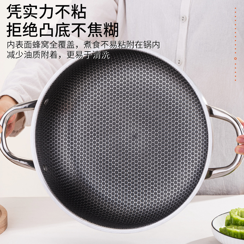 Chảo Tổ Ong Đáy Phẳng Chống Dính 2 Quai 28Cm Chảo Tổ Ong Đáy Phẳng Chống Dính 2 Quai 28Cm
