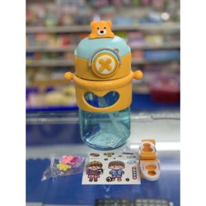 Bình Nước Sweet Siêu Dễ Thương 720ML Có Ống Hút, Dây Đeo