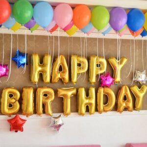 Bong Bóng Trang Trí Sinh Nhật Chữ Happy Birthday