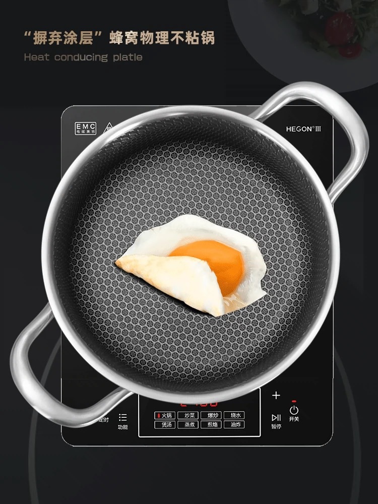 Chảo Tổ Ong Đáy Phẳng Chống Dính 2 Quai 28Cm Chảo Tổ Ong Đáy Phẳng Chống Dính 2 Quai 28Cm
