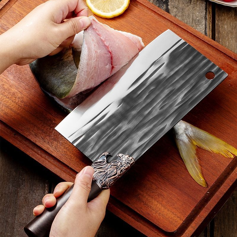 Dao Chặt Xương Nhật Bản Cao Cấp Tay Cầm Cán Gỗ Bọc Đồng Chất Liệu Thép Không Gỉ Dao Chặt Xương Nhật Bản Cao Cấp Tay Cầm Cán Gỗ Bọc Đồng Chất Liệu Thép Không Gỉ