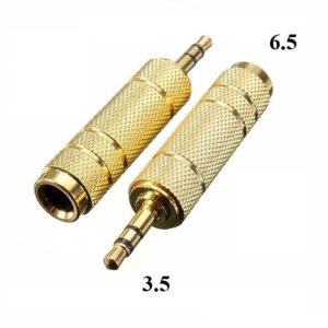 Đầu Jack Chuyển Đổi Âm Thanh Từ Cổng Âm 6.5mm Sang Cổng Dương 3.5Mm