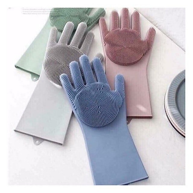 Combo 2 Găng Tay Rửa Chén Thấn Kỳ Combo 2 Găng Tay Rửa Chén Thấn Kỳ