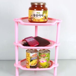 Kệ Góc Nhựa 3 Tầng Tiện Dụng 28cm