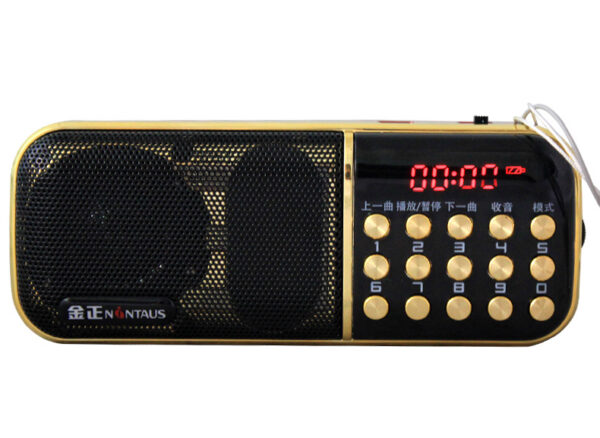 Loa Nghe Nhạc Cắm Thẻ Nhớ, FM Nontaus B851 Nghe Hay Kèm 2 Pin
