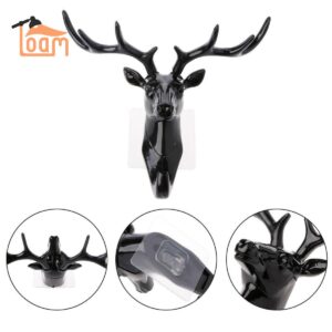 Móc Treo Đồ Dùng, Móc Khóa Dán Tường Hình Hươu