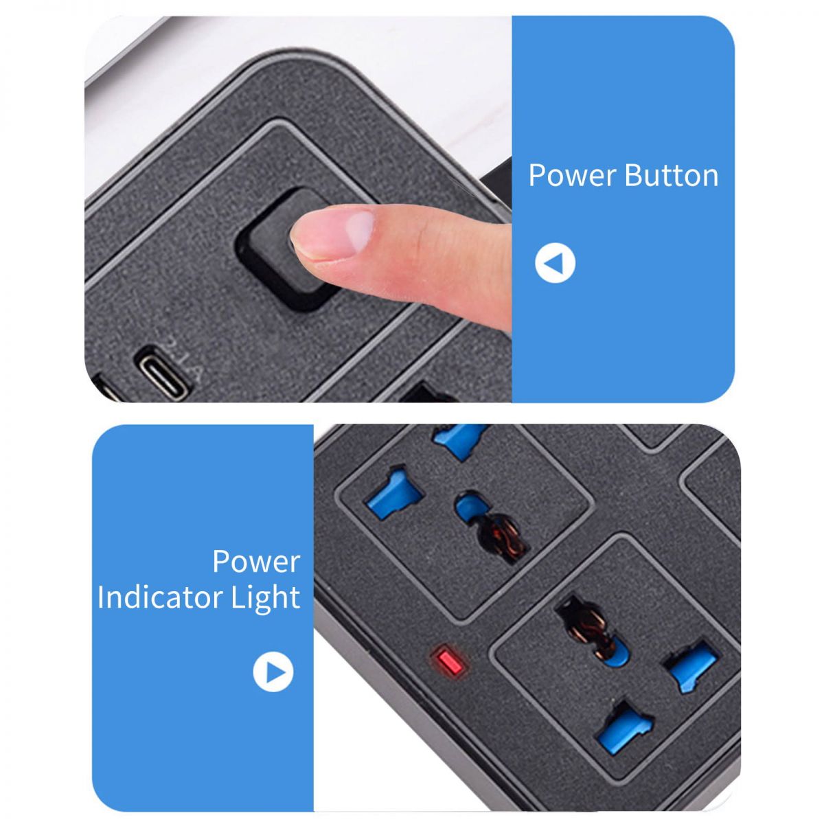 Ổ Cắm Điện Usb Chống Giật Đa Năng 4 Lỗ Hỗ Trợ Sạc Nhanh Typec Và Usb Ổ Cắm Điện Usb Chống Giật Đa Năng 4 Lỗ Hỗ Trợ Sạc Nhanh Typec Và Usb