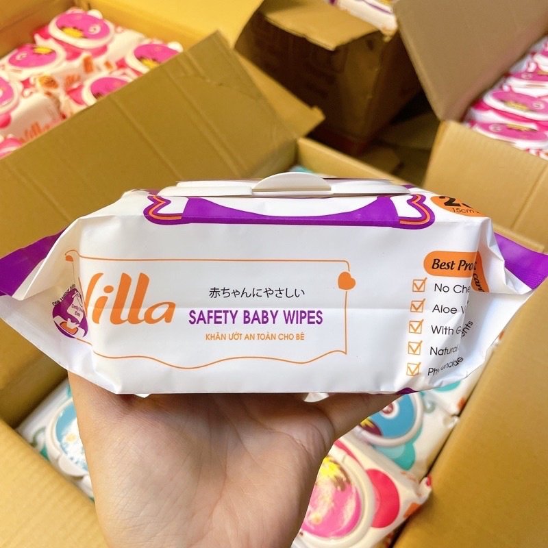 Khăn Ướt Vila Siêu Xinh Dễ Thương Không Mùi Tiện Lợi Khăn Ướt Vila Siêu Xinh Dễ Thương Không Mùi Tiện Lợi