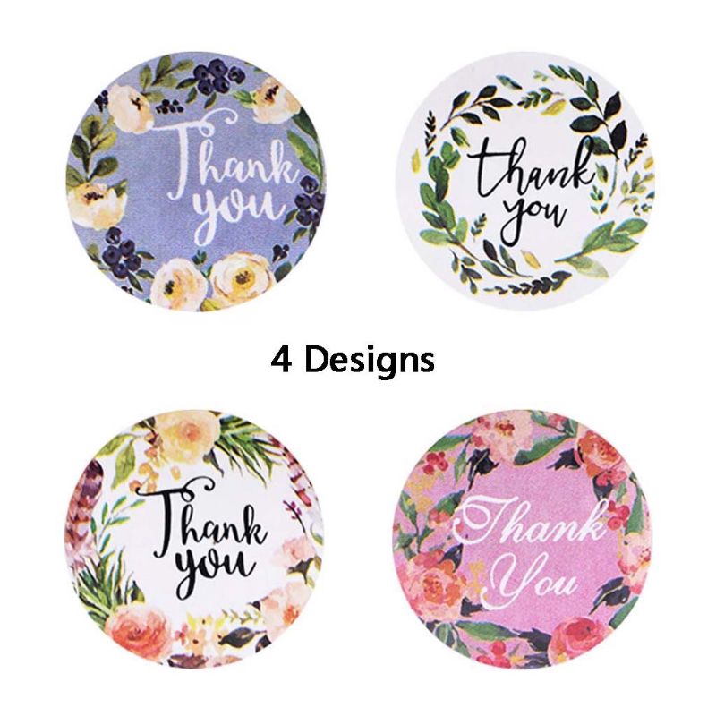 Cuộn 500 Nhãn Dán Sticker Thank You Nhiều Mẫu Tiện Lợi Cuộn 500 Nhãn Dán Sticker Thank You Nhiều Mẫu Tiện Lợi
