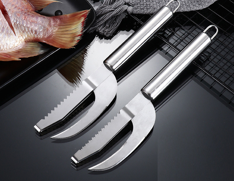 Dụng Cụ Mổ Bụng Cá, Cạo Vảy, Làm Lòng Gà Bằng Inox Không Gỉ