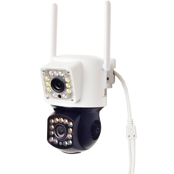Camera Ip Yoosee PTZ Ngoài Trời 2 Màn Hình 5Mpx 24 Led Xem Đêm Có Màu, Hỗ Trợ Đàm Thoại 2 Chiều Xoay 360 Độ