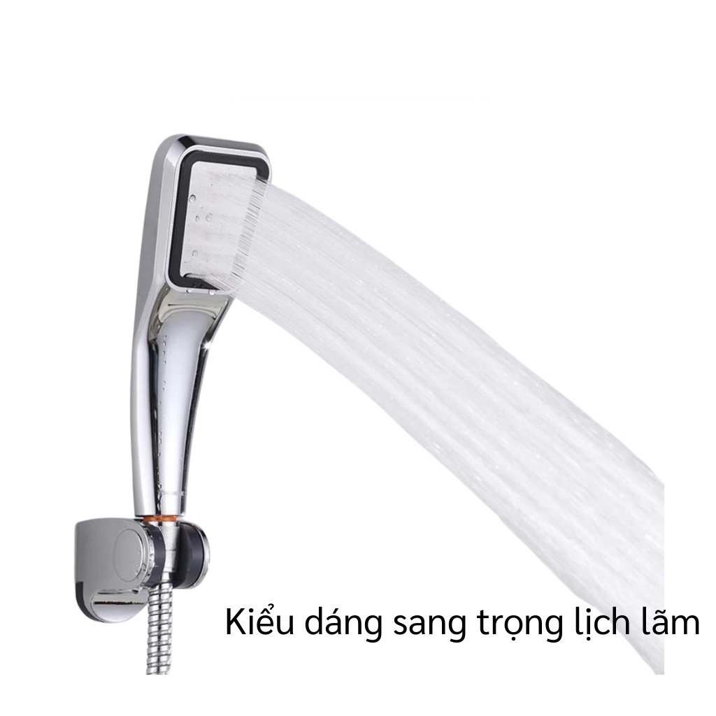 Đầu Vòi Sen - Tay Sen Tăng Áp Vuông, Tăng Áp Lực Nước Thân Thiện Môi Trường Đầu Vòi Sen - Tay Sen Tăng Áp Vuông, Tăng Áp Lực Nước Thân Thiện Môi Trường